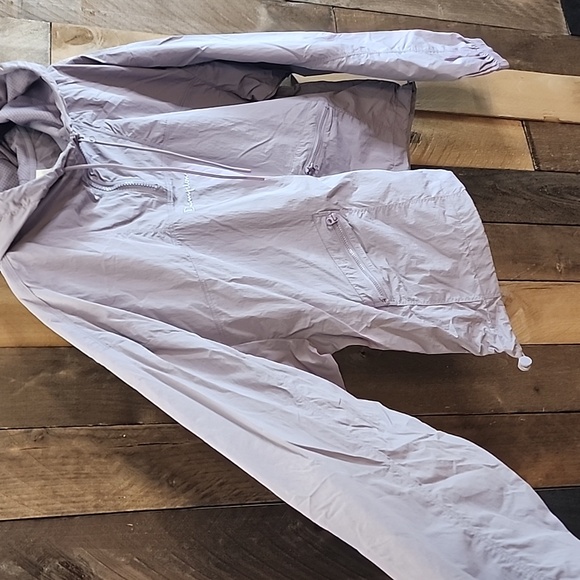 Champion Urban Outfitters  Hooded Anorak Jacket Purple Size SMALL - Picture 4 of 6